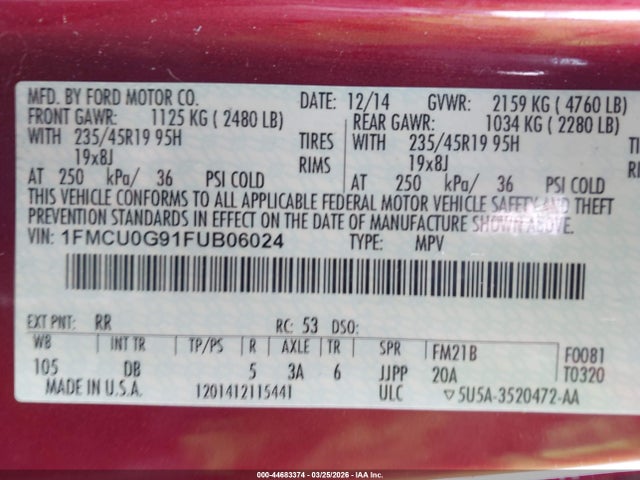 Ford Escape Se