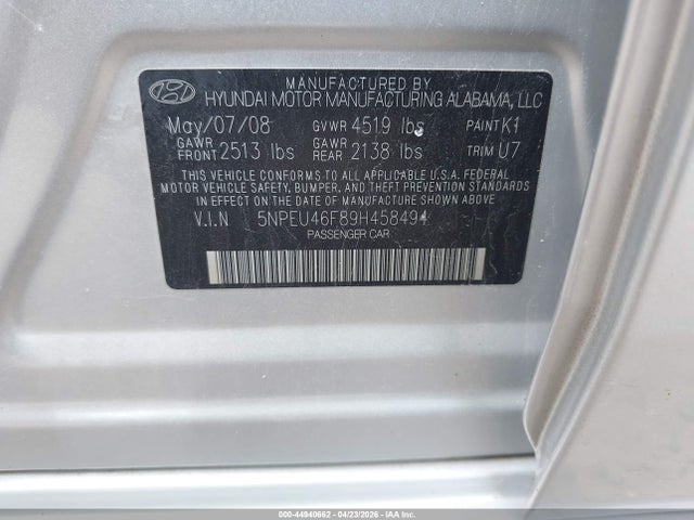Hyundai SONATA Limited V6