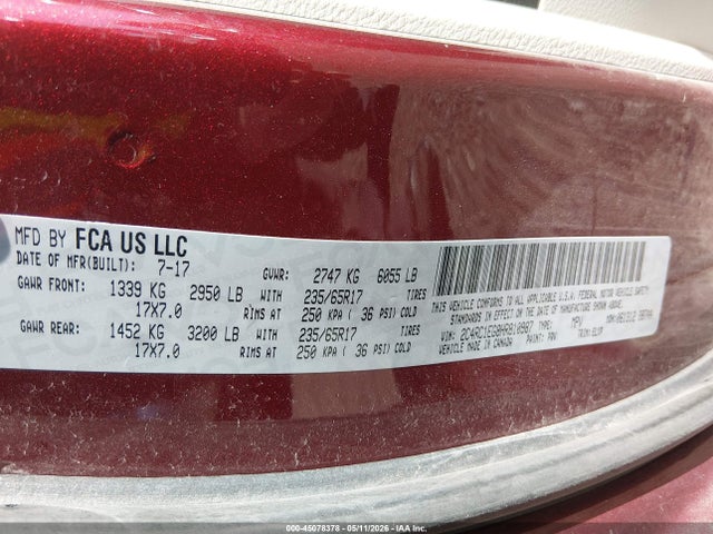 Chrysler Pacifica Touring-l Plus