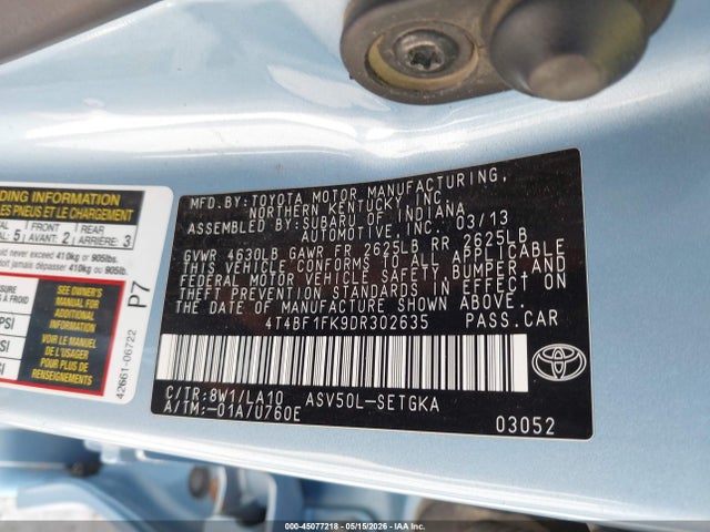 Toyota Camry Xle