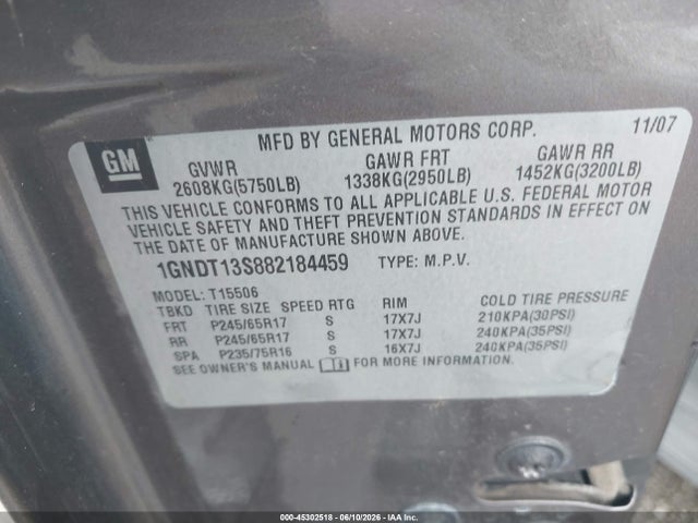 Chevrolet Trailblazer Lt