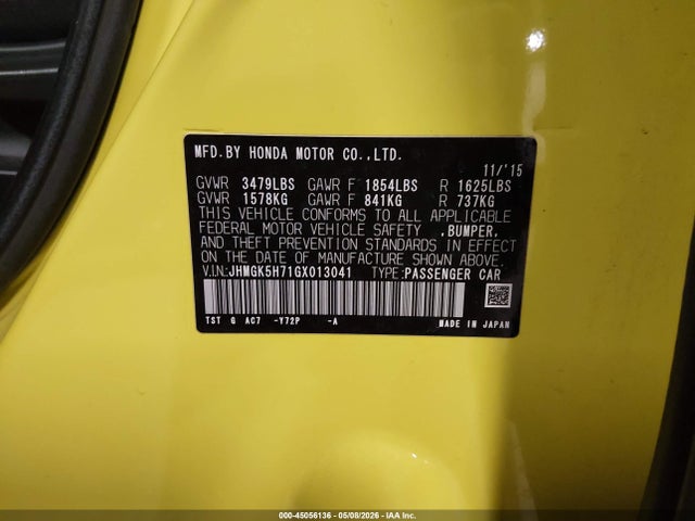 Honda Fit Ex