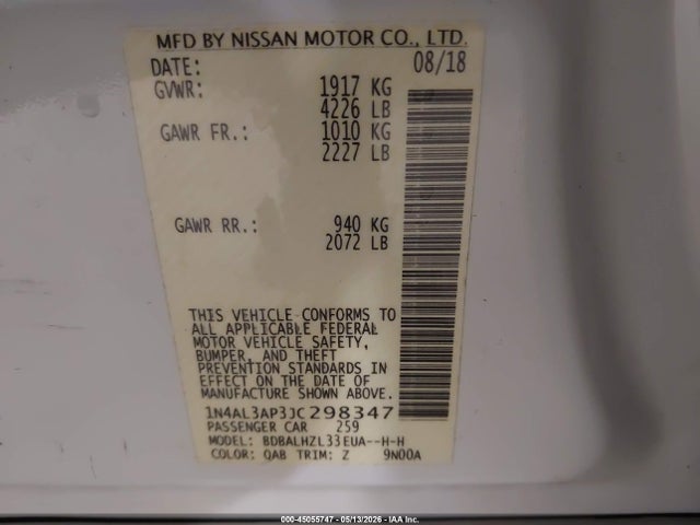 Nissan Altima 2.5 Sr