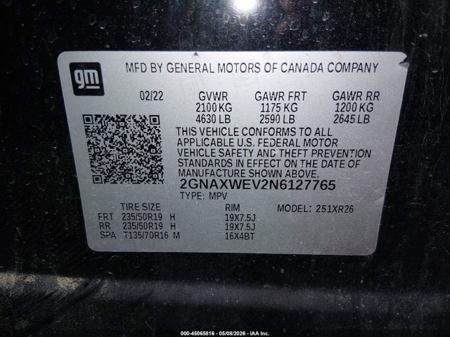 Chevrolet Equinox Awd Rs
