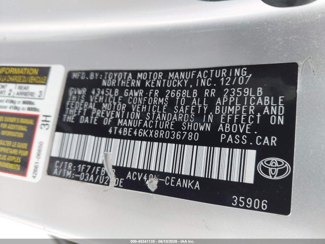 Toyota Camry Le