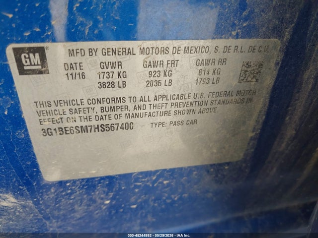 Chevrolet Cruze Lt Auto