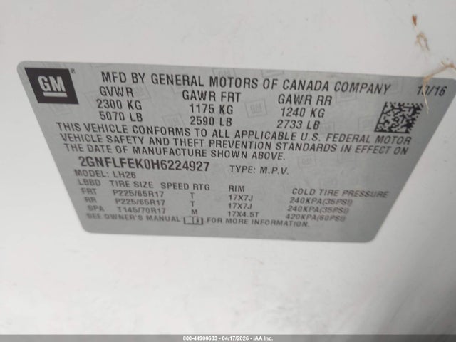Chevrolet Equinox Lt