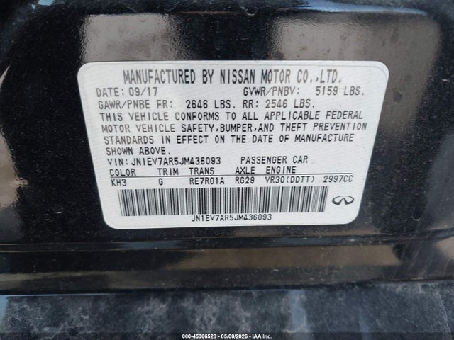 INFINITI Q50 3.0t Luxe