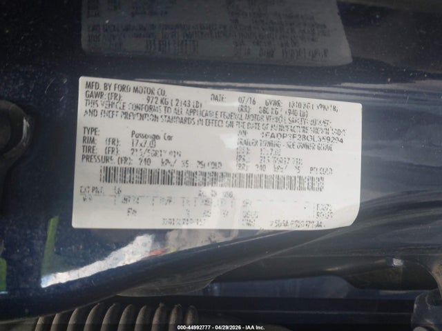 Ford Focus Se