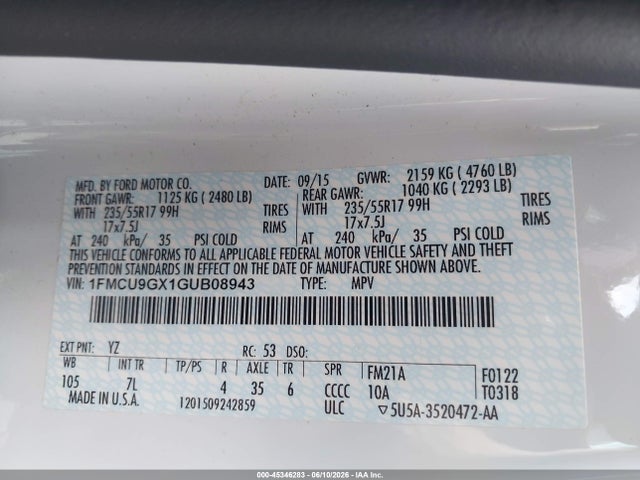 Ford Escape Se