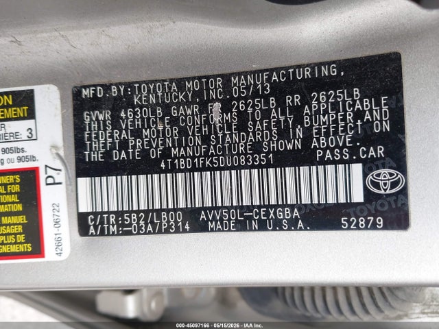Toyota Camry Xle