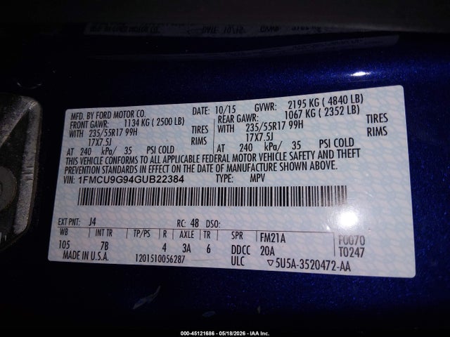 Ford Escape Se
