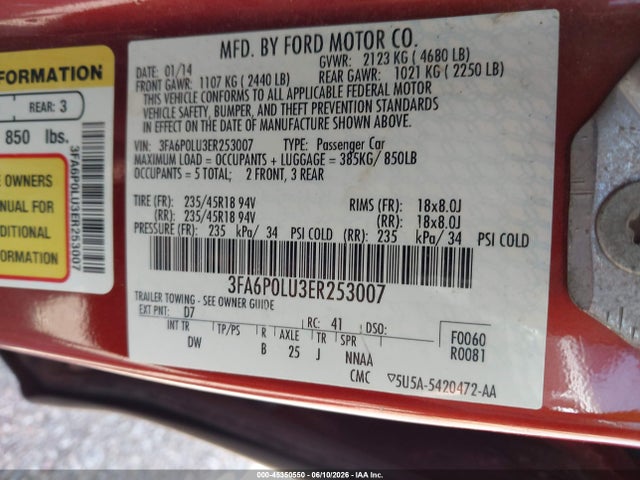 Ford Fusion Se