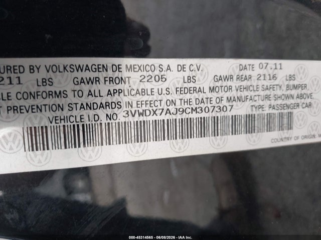 Volkswagen Jetta 2.5l Se