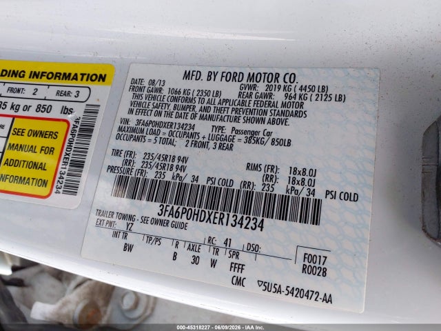 Ford Fusion Se