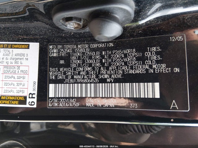 Toyota 4Runner Limited V6