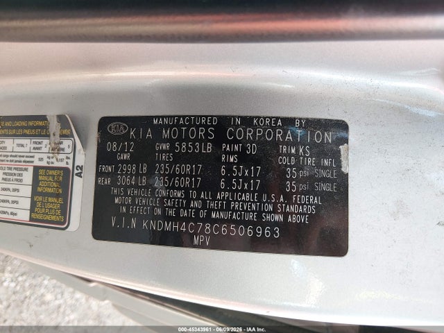 Kia Sedona Ex