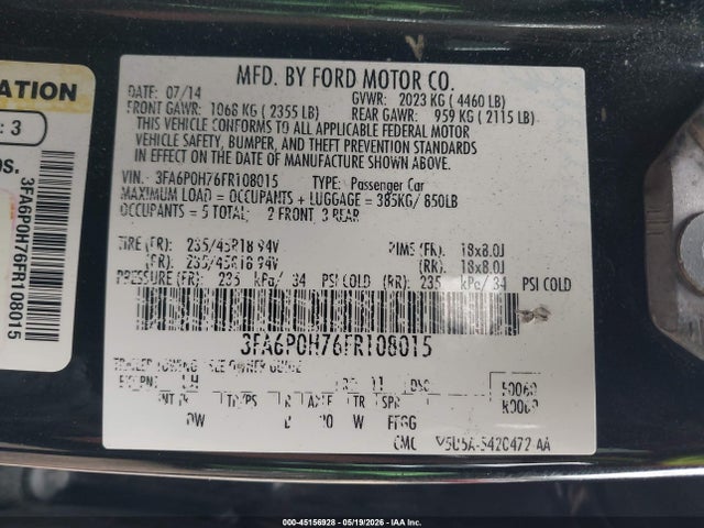 Ford Fusion Se