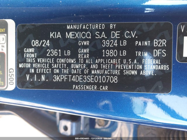 Kia K4 Lxs
