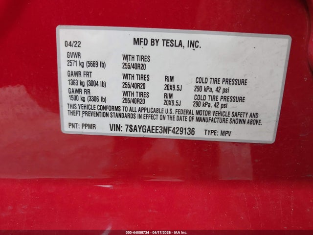 Tesla Model Y Long Range Dual Motor All-wheel Drive