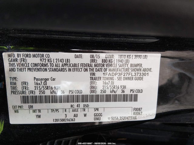 Ford Focus Se