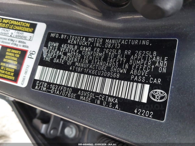 Toyota Camry Le