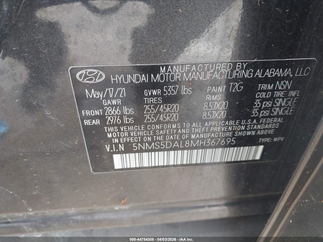 Hyundai SANTA FE Calligraphy