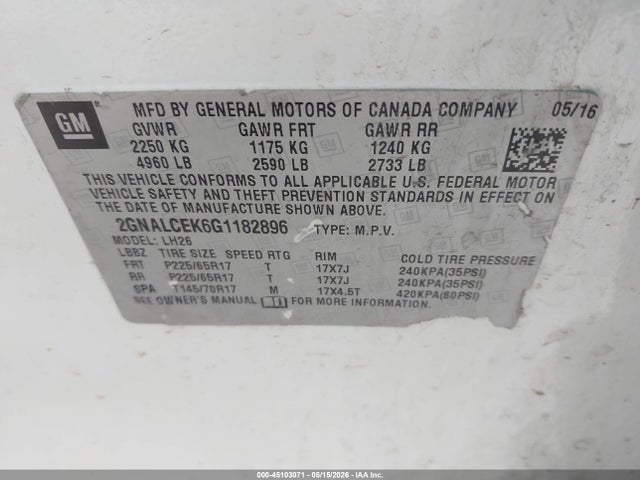 Chevrolet Equinox Lt