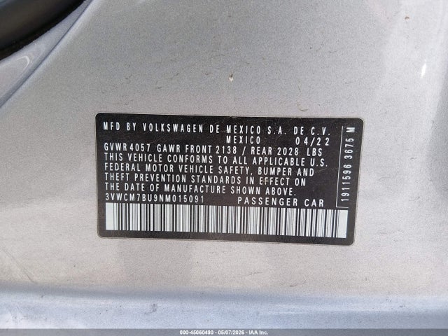Volkswagen Jetta 1.5t S