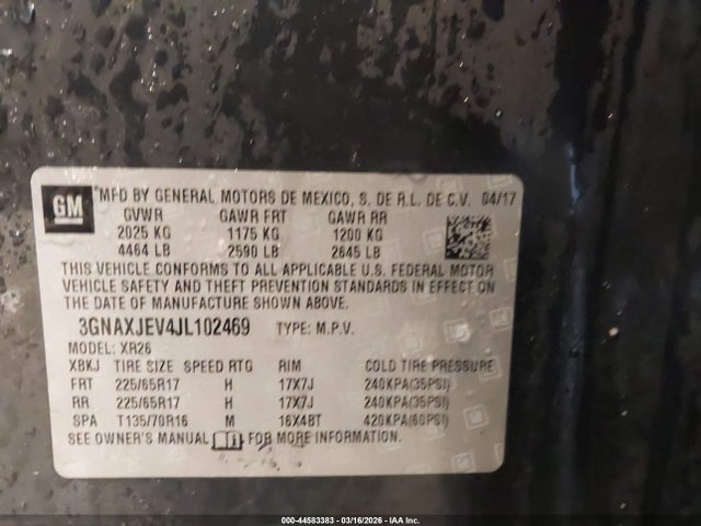 Chevrolet Equinox Lt