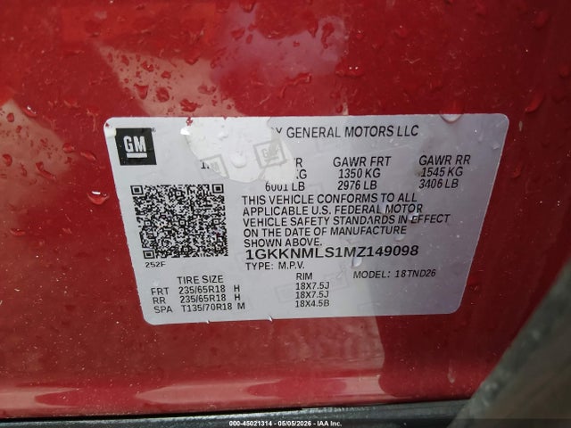 GMC Acadia Fwd Slt