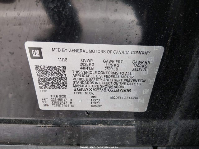 Chevrolet Equinox Lt