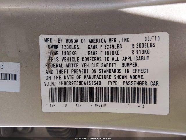 Honda Accord Lx