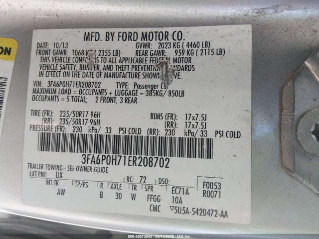 Ford Fusion Se