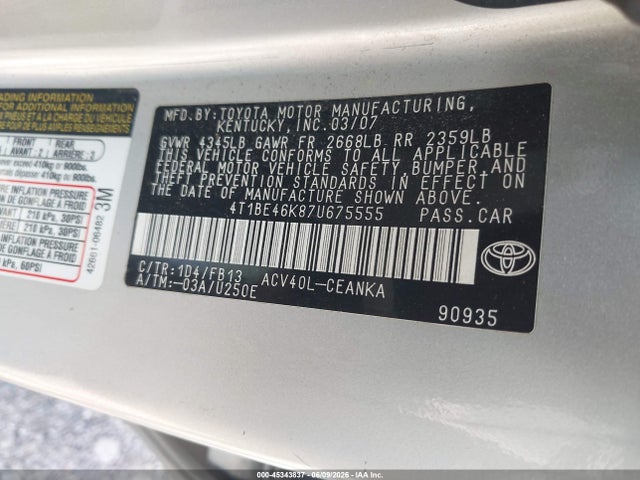Toyota Camry Le