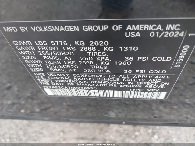 Volkswagen Atlas 2.0t Sel R-line