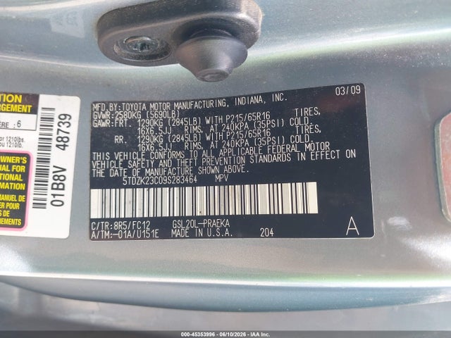 Toyota Sienna Le