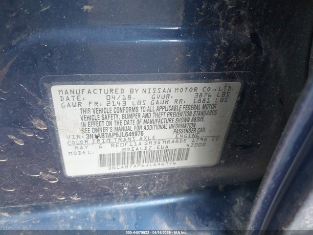 Nissan Sentra Sv