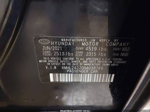 Hyundai SONATA Blue