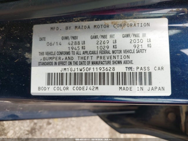 Mazda Mazda6 I Grand Touring