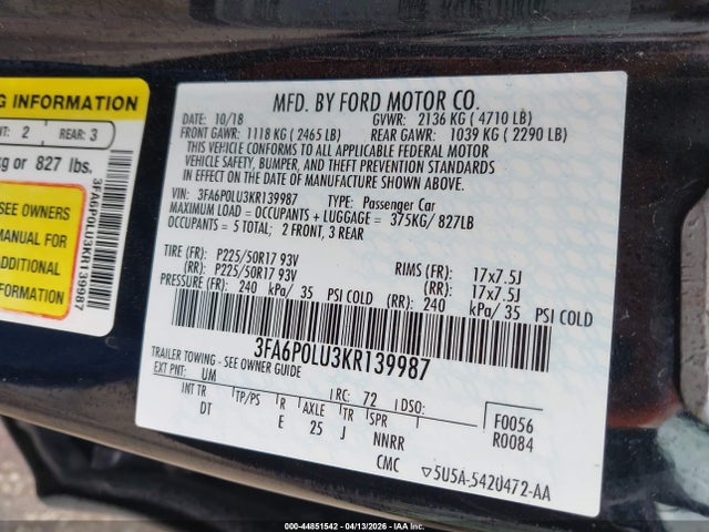 Ford Fusion Se