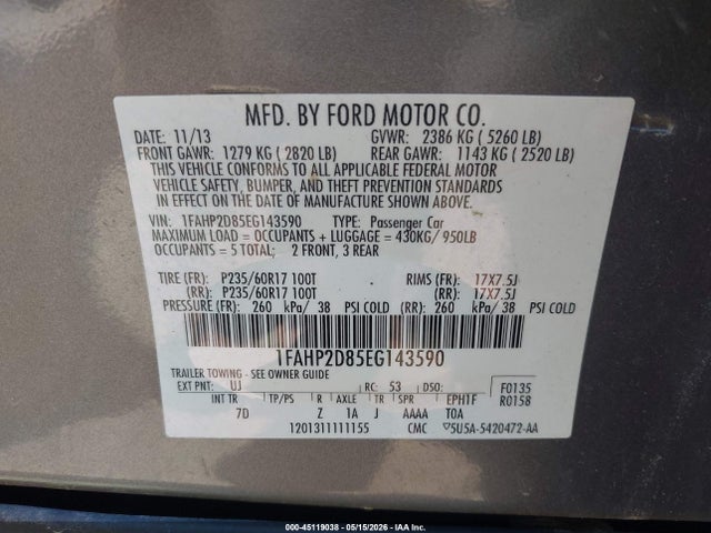 Ford Taurus Se