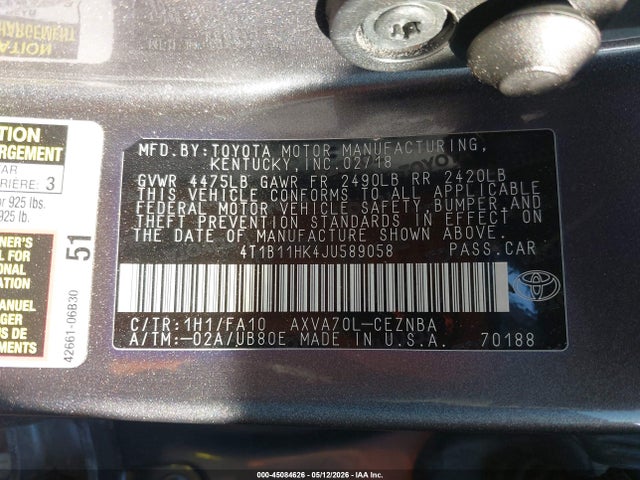 Toyota Camry Le