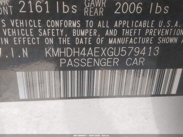 Hyundai ELANTRA Value Edition
