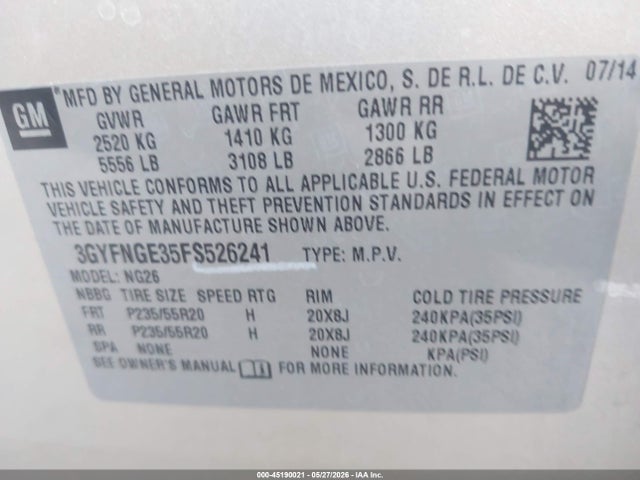 Cadillac SRX Premium Collection