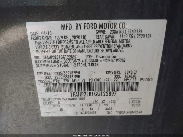 Ford Taurus Sel