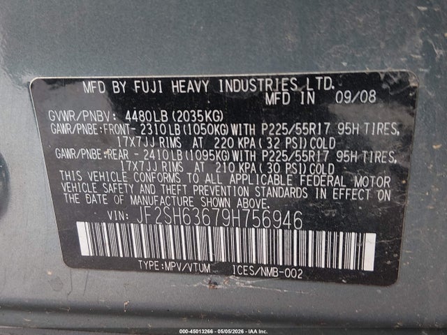 Subaru Forester 2.5x