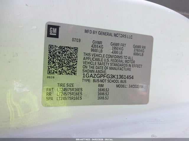 Chevrolet Express Lt