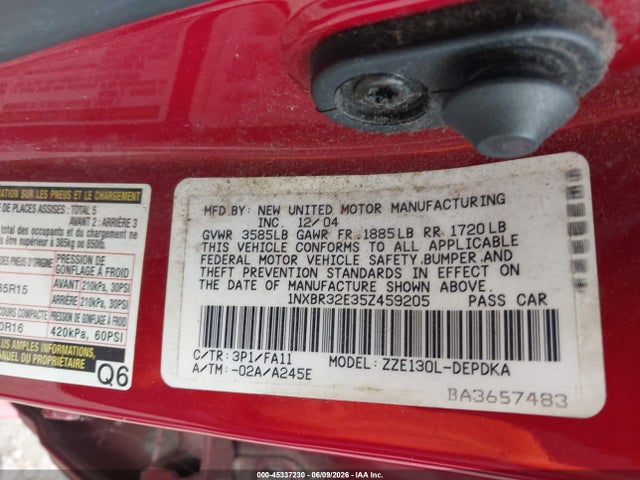 Toyota Corolla Ce
