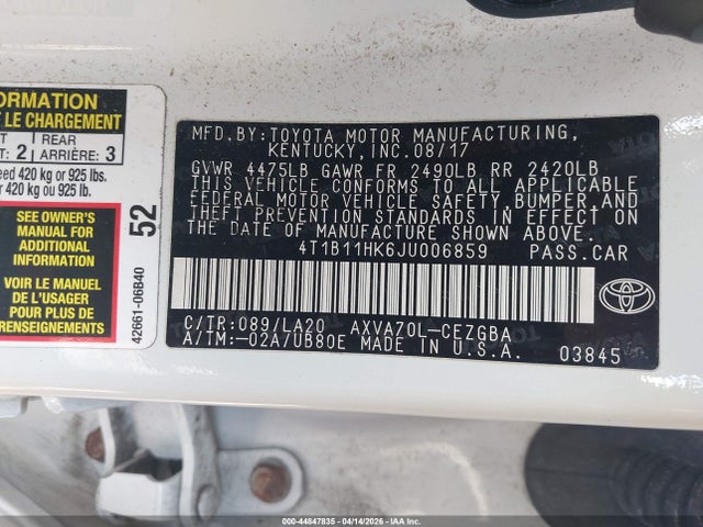 Toyota Camry Xle
